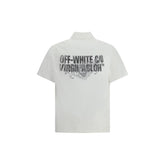 White Cotton Shortsleeve Shirt